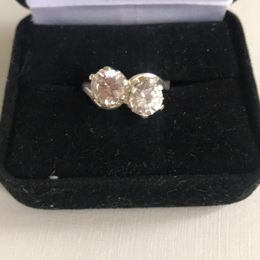 🔥Sterling Silver White Topaz Ring